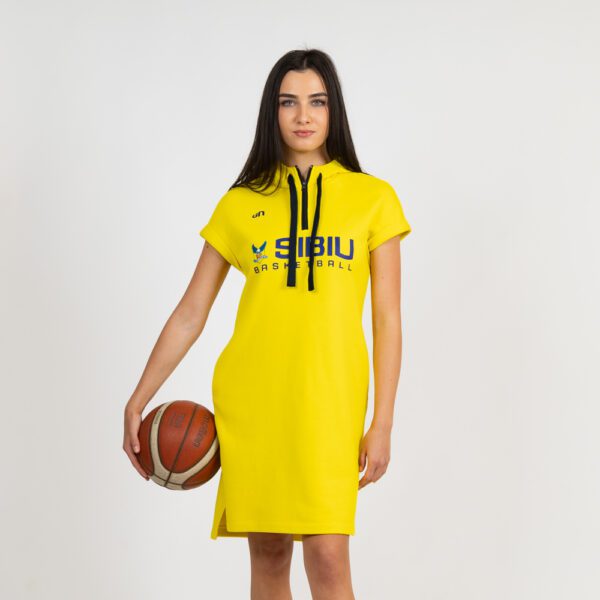 Rochie Hoodie Style CSU Sibiu Galben