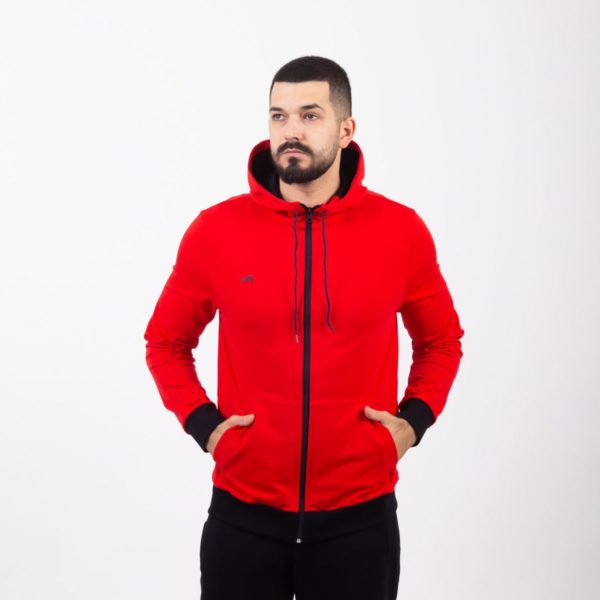 Hanorac One Color Rosu